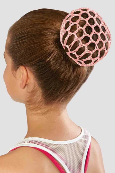 Copri Fascia capelli per chignon Bloch A0804 rosa da danza
