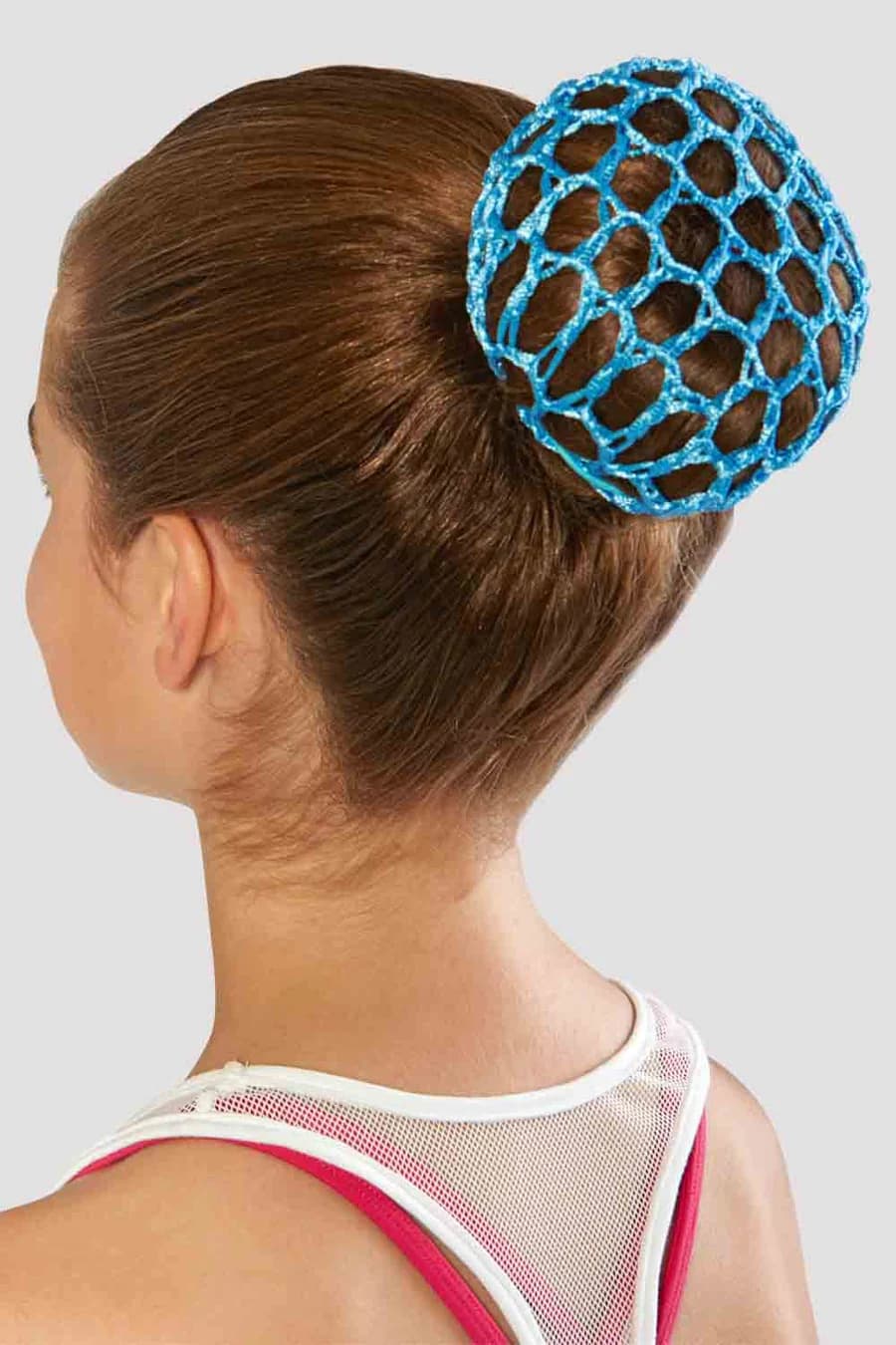 Copri Fascia capelli per chignon Bloch A0804 turchese da danza
