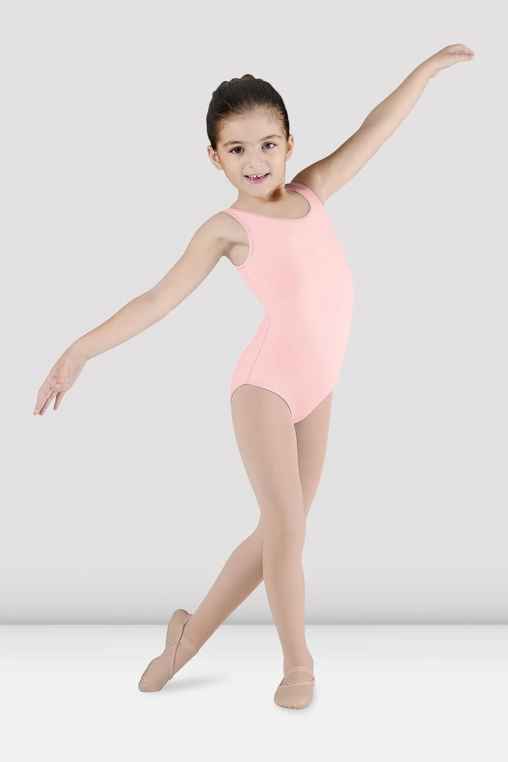 Body da danza Bloch Dynamic CL5605-RS rosa per bambine