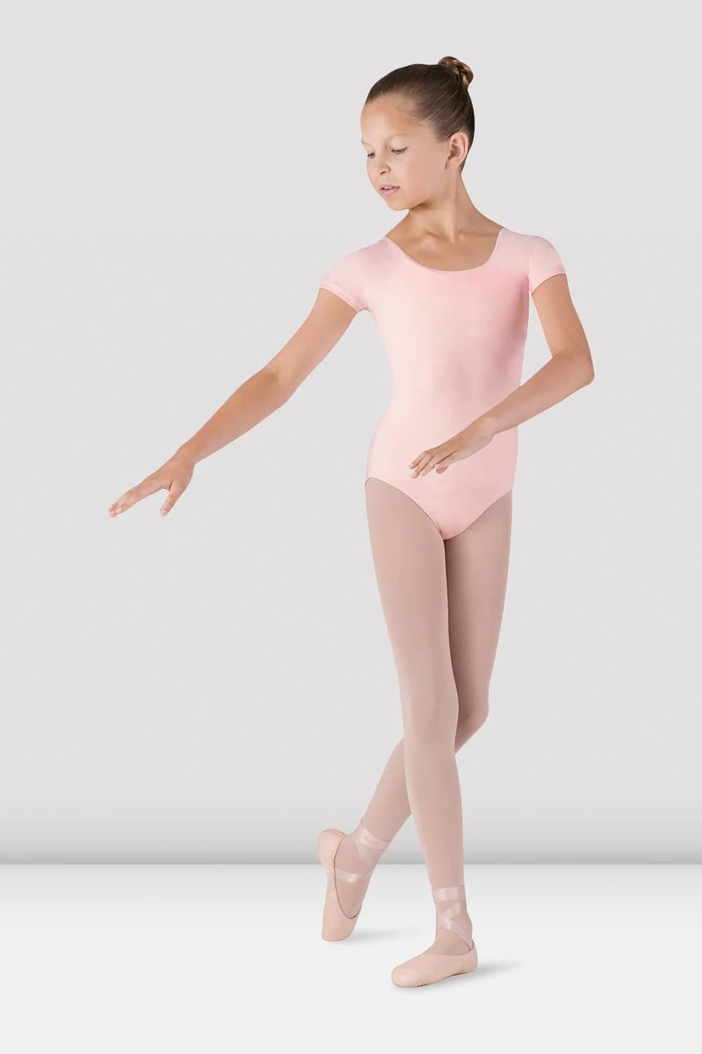 Body da danza Bloch Dujour CL5602-RS rosa per bambine