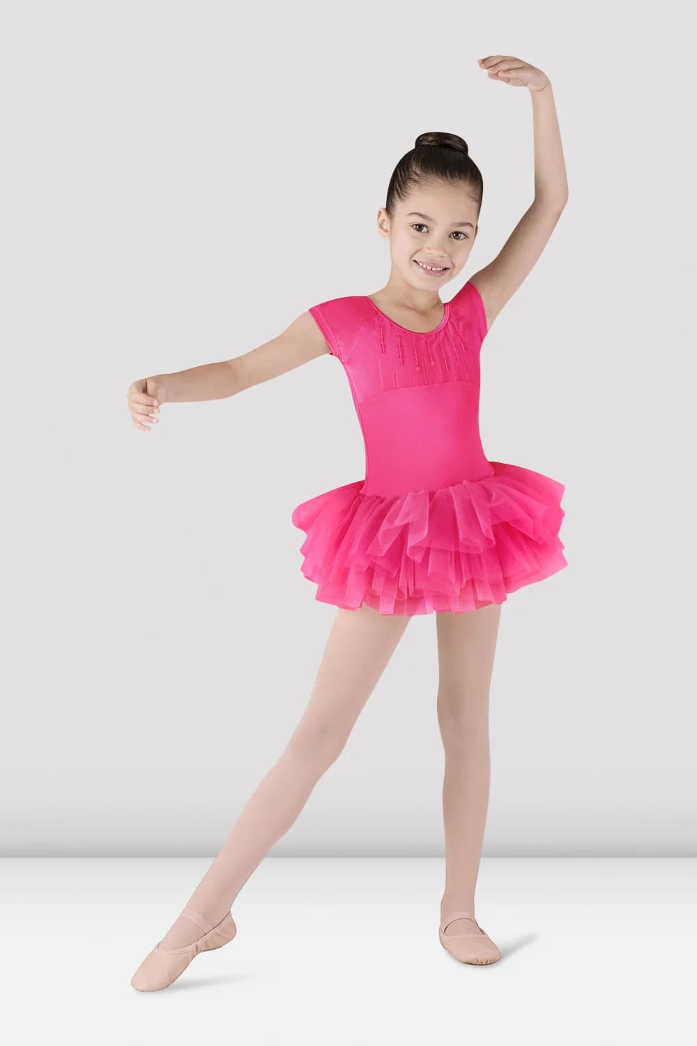 Tutù da danza Bloch Ife CL8012-FUC fucsia con paillettes sul busto per bambine