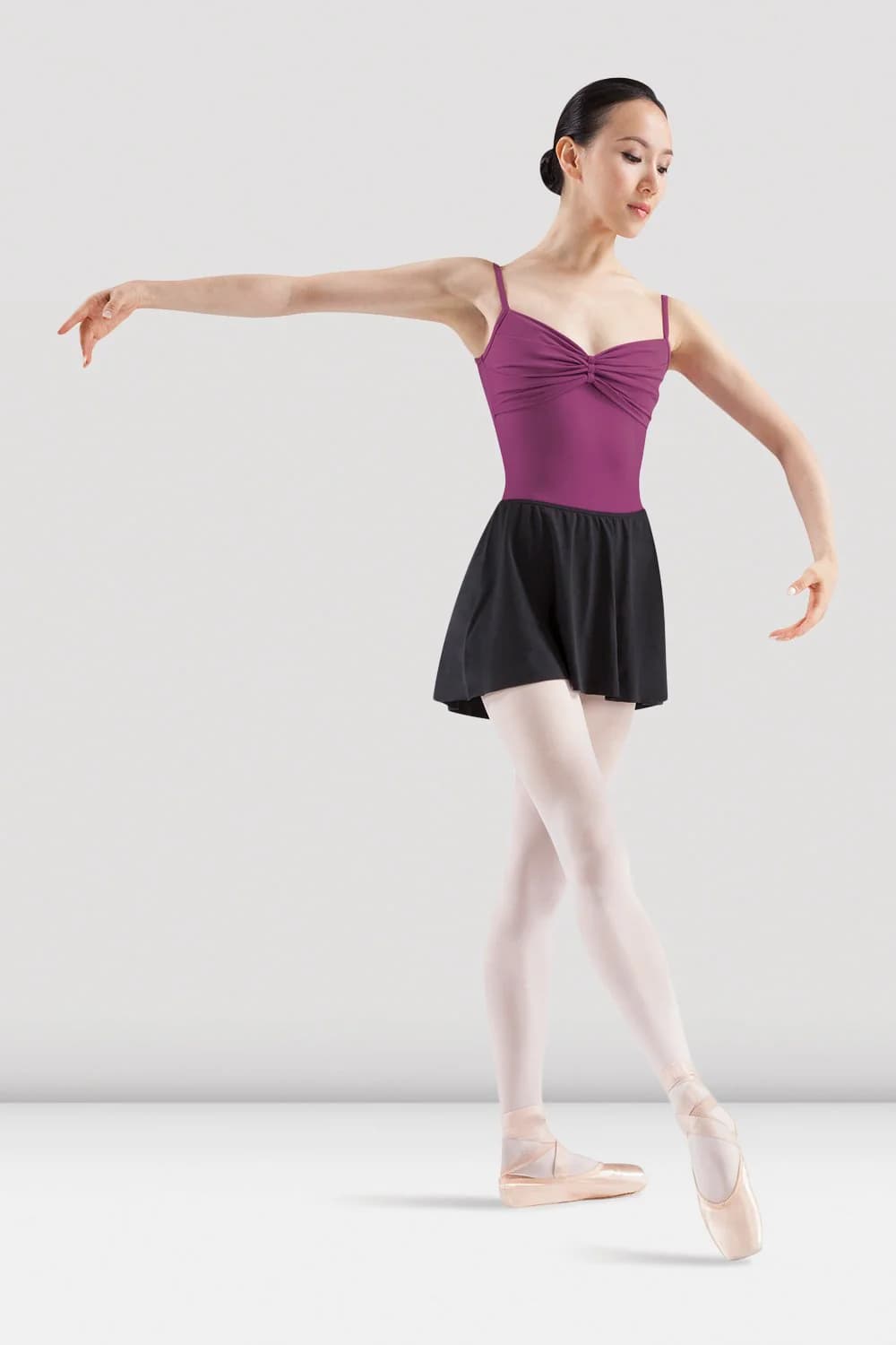 Gonna da balletto Bloch Sunshine R1831 nero in poliestere da donna