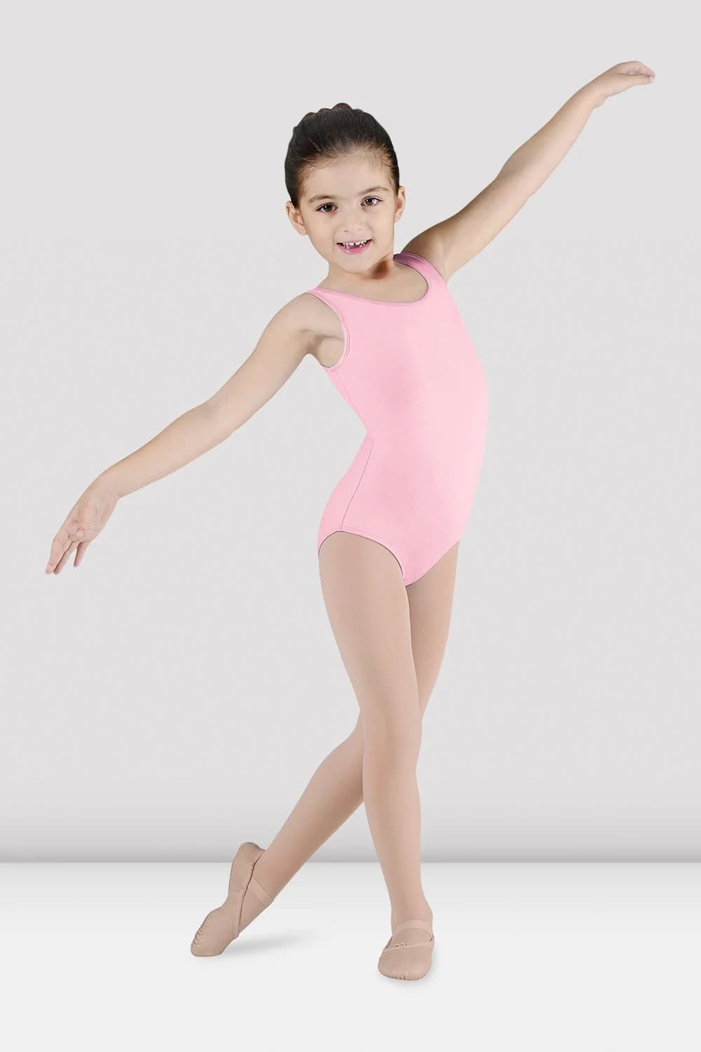 Body da danza Bloch Dynamic CL5605-RCF rosa confetto per bambine