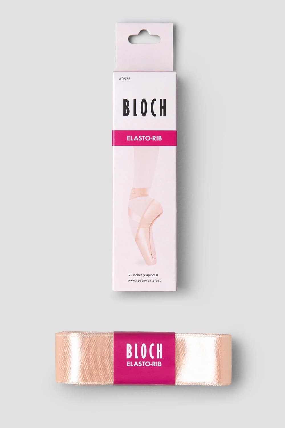 Nastro Elastorib per scarpe di danza classica A0525 rosa