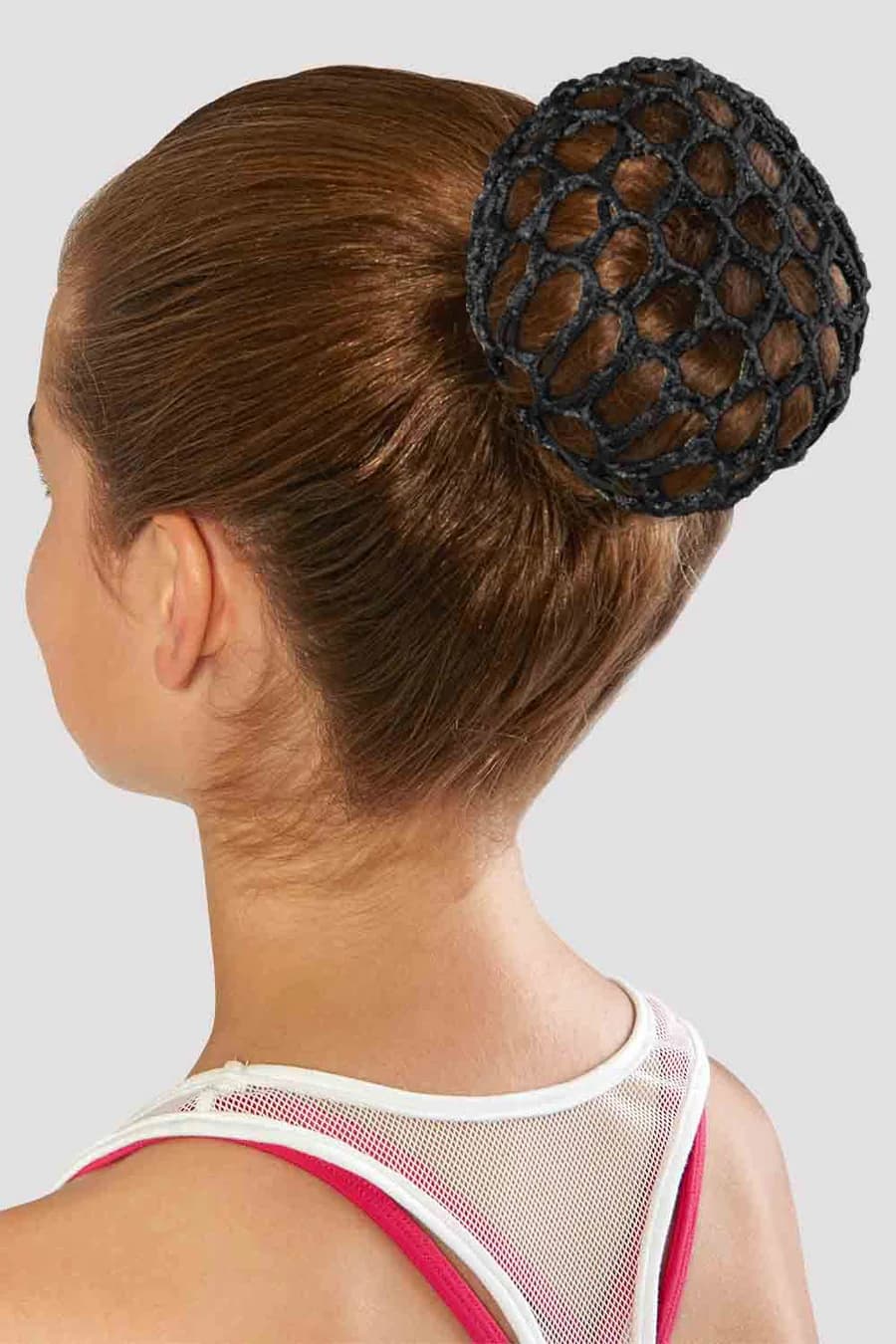 Copri Fascia capelli per chignon Bloch A0804 nera da danza