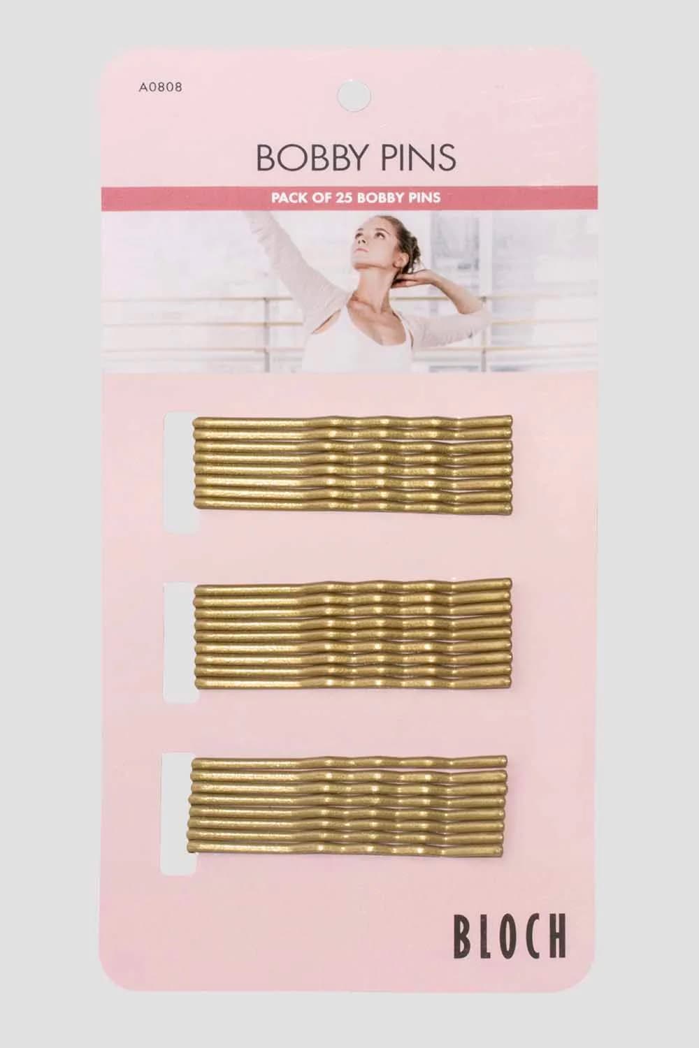 Set 25 forcine per capelli Bloch A0808 gialle da danza