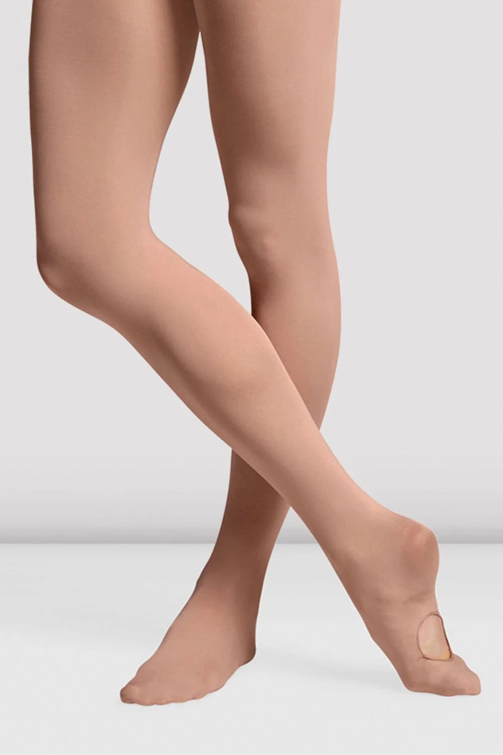 Collant convertibili da danza Bloch Contoursoft Adaptatoe T0982L marroni da donna