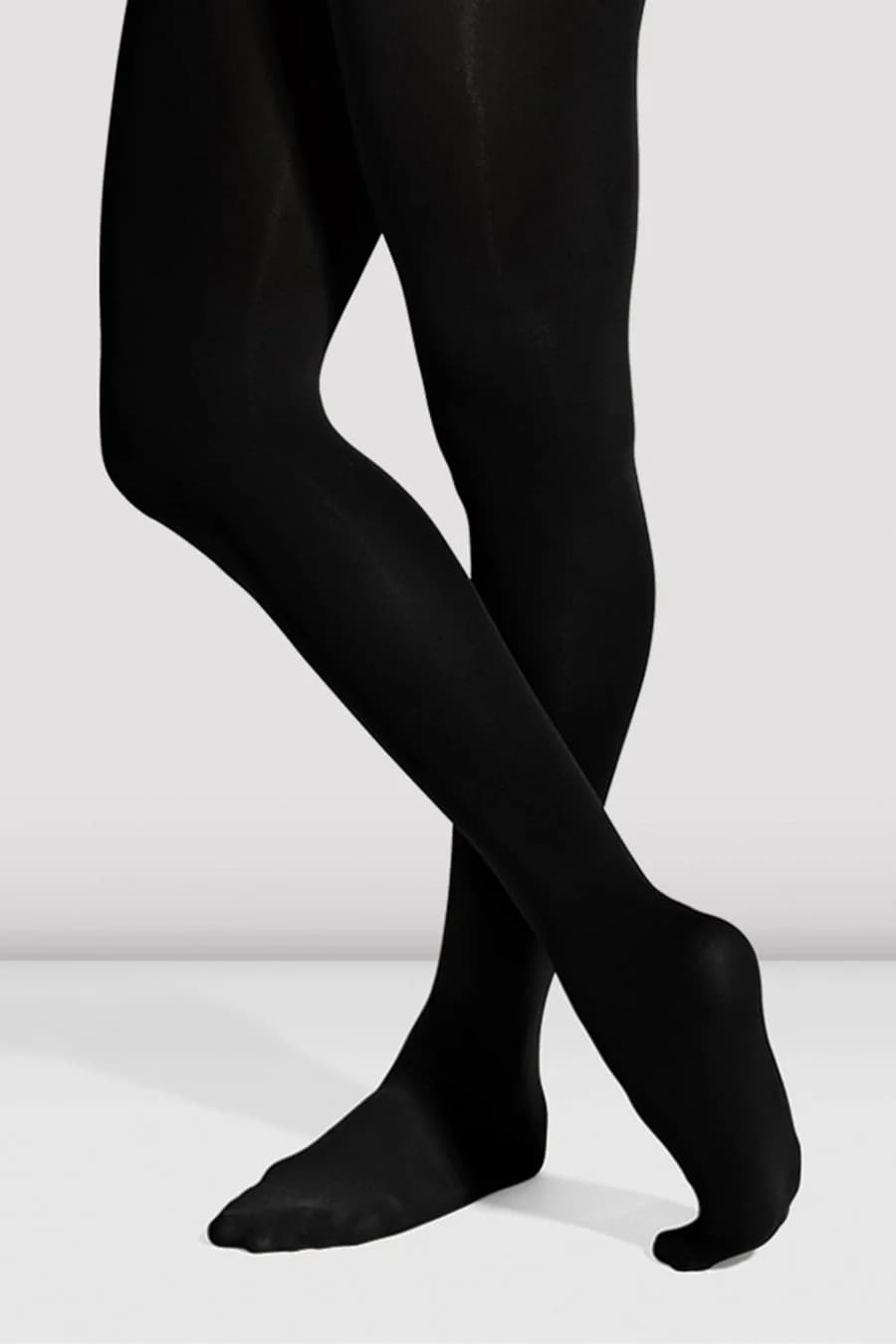 Collant con piedini da danza Bloch Contoursoft T0981L neri da donna