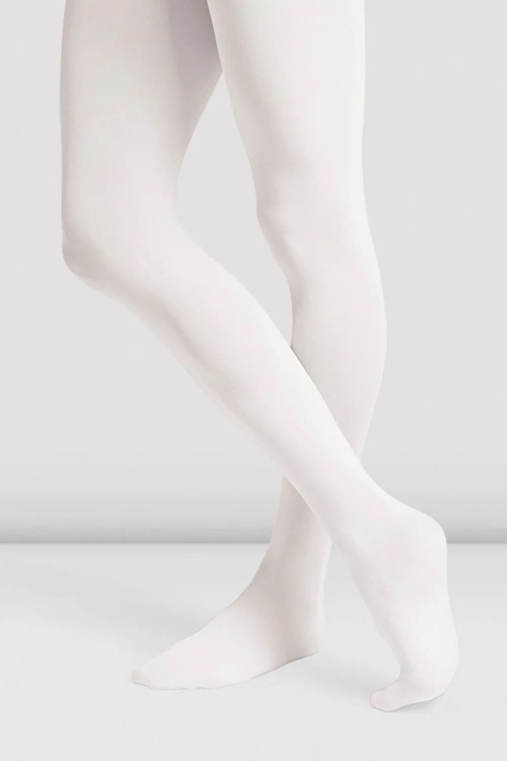 Collant con piedini da danza Bloch Contoursoft T0981L bianchi da donna